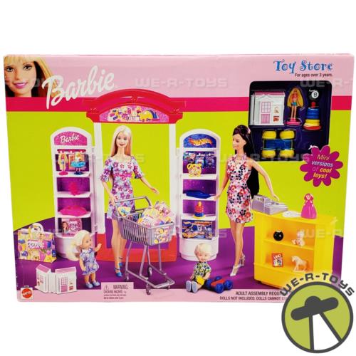 Barbie Toy Store Playset with Mini Toys 2002 Mattel 67793 Nrfb