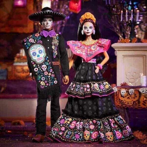 Barbie Ken Dia De Los Muertos Doll Set 2021 Set