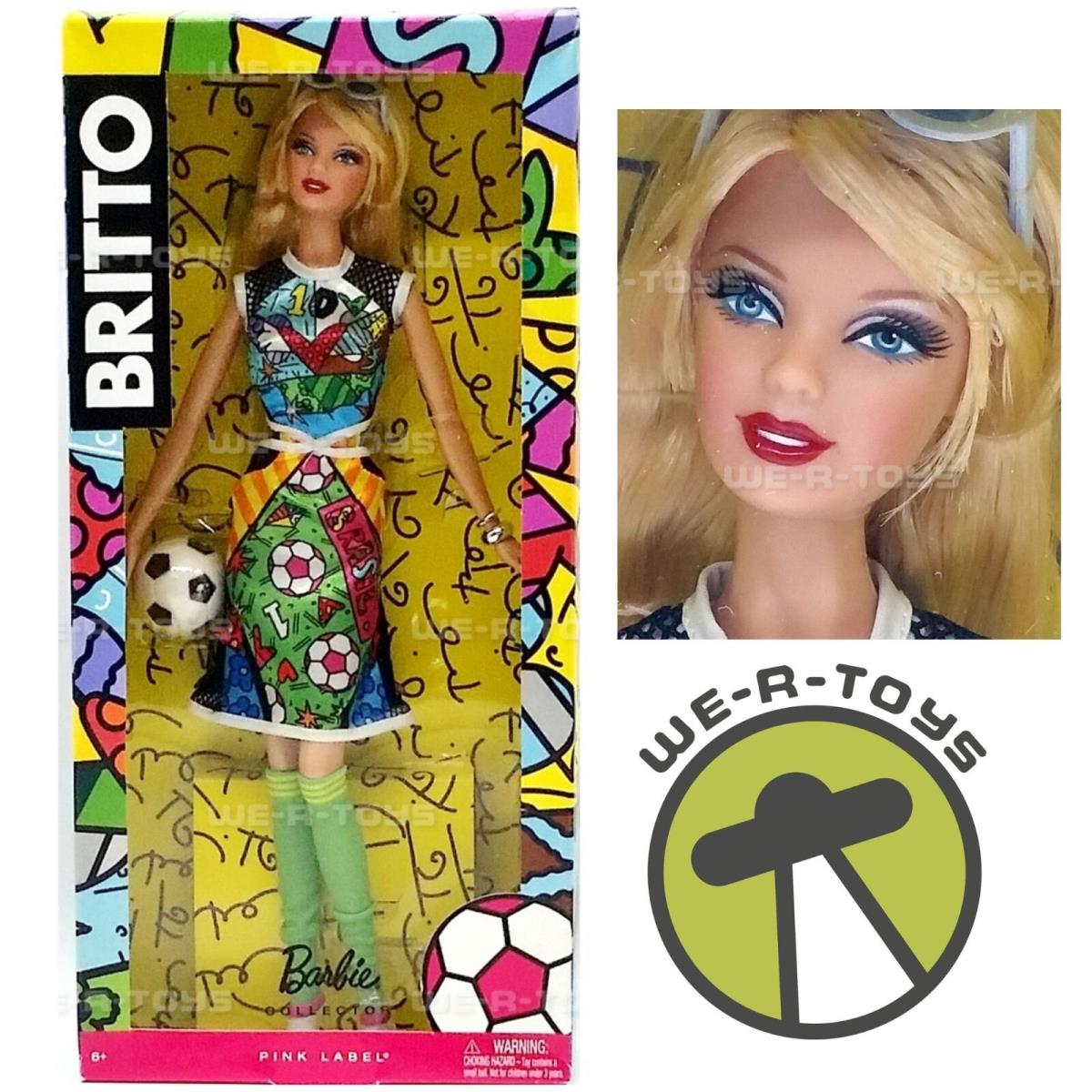 Barbie Britto Pink Label Collector Doll 2013 Mattel BCP98 Nrfb