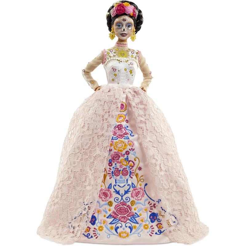 Barbie Signature Dia De Muertos 2020 Doll 12-In Brunette in Embroidered Lace D
