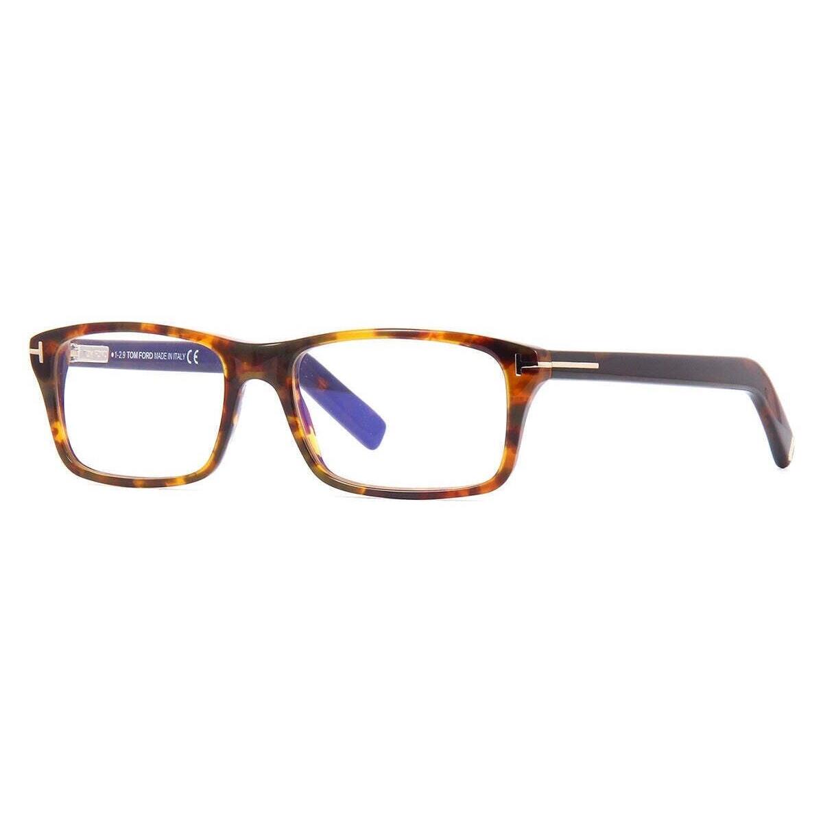 Tom Ford FT 5663 B 055 Havana Optical Frame Eyeglasses 53mm Italy