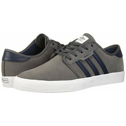 Adidas Originals Men`s Seeley Sneaker Size 4.5 - Grey/navy/white