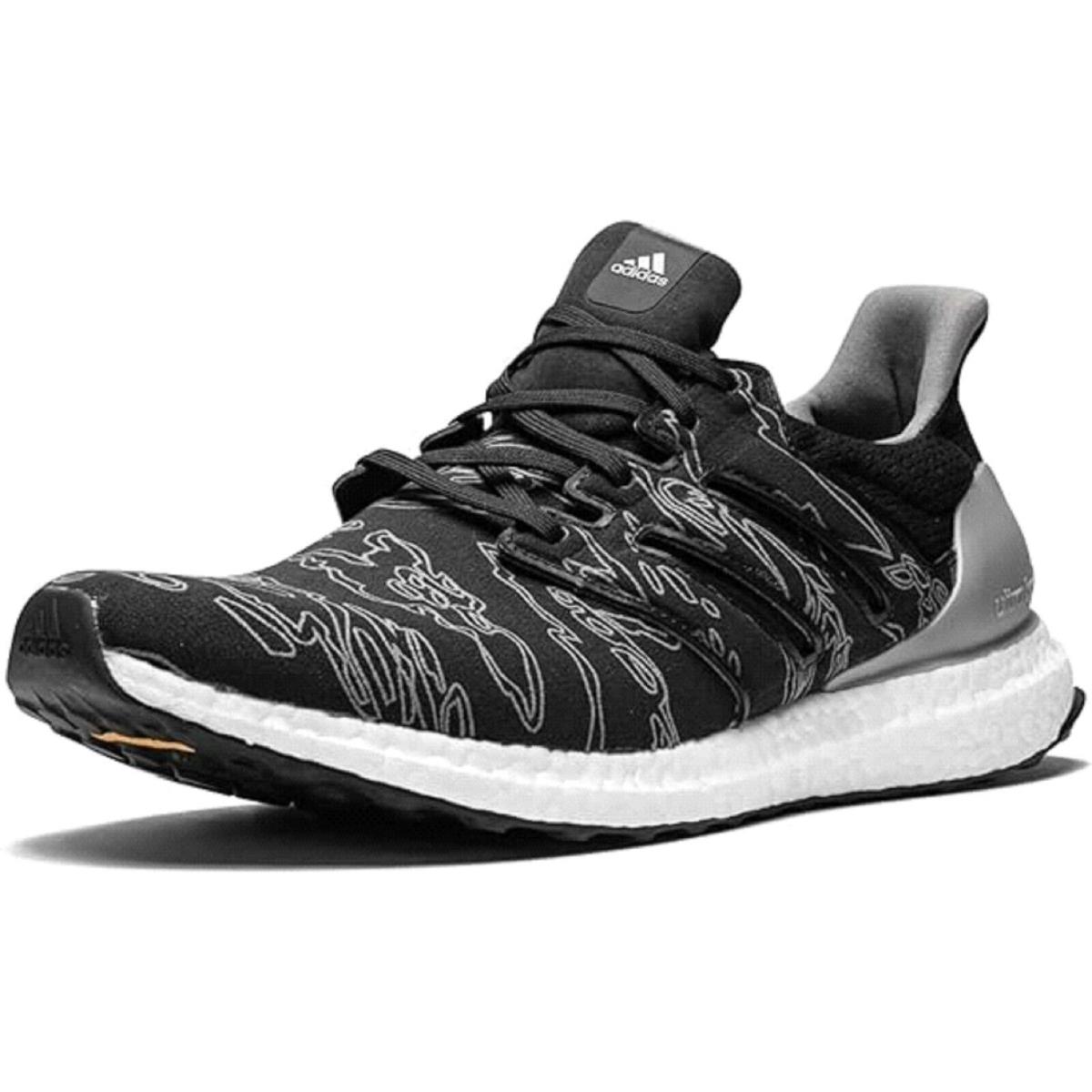 Adidas Men`s Ultraboost Undftd Black/gray Sneakers - 11.5 US - Black/Gray