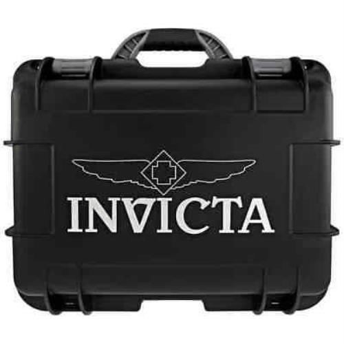 Invicta 8 Slot Impact Black Waterproof Locking Watch Case - Black