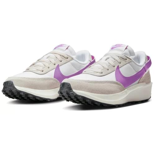 Nike Waffle Debut Womens Size 11.5 Shoes DH9523 104 White Fuchsia - Multicolor