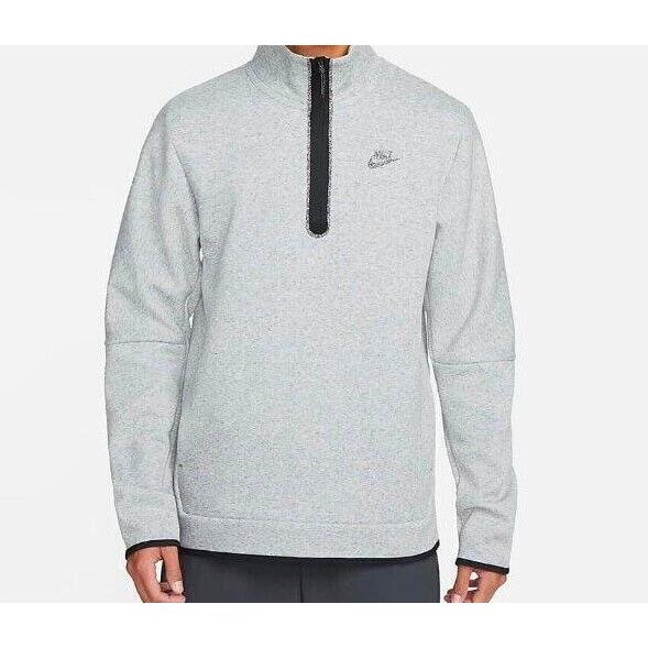 Men`s Nike Sportswear Tech Fleece 1/2 Zip Pullover Size XL Dark Grey Heather
