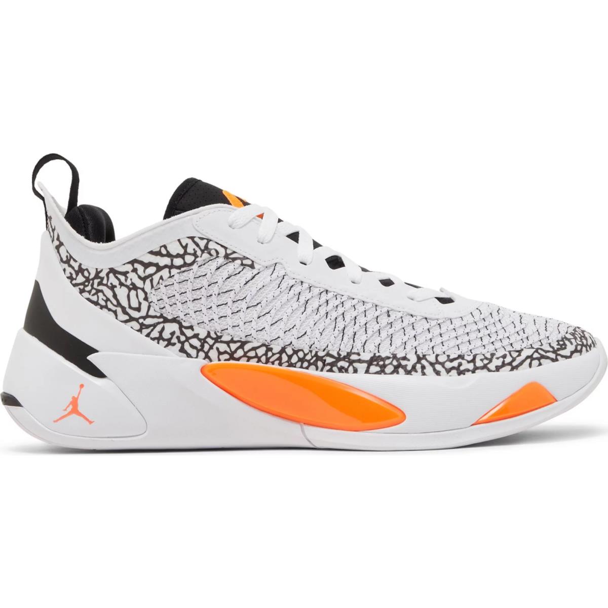 Nike Air Jordan Luka 1 The Pitch White Orange Black Shoes DN1772-108 Men`s 10 - White