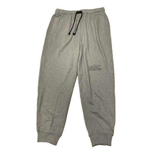 Nike Jordan Essentials Fleece Jogger Pants Gray DV7726-091 Men s Size XL