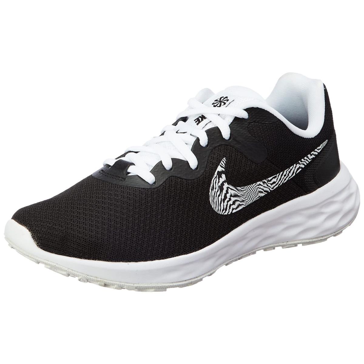 Nike Women`s Revolution 6 Next Nature Running Shoes Black/white 8 M US - Black White Dk Smoke Grey Cool Grey