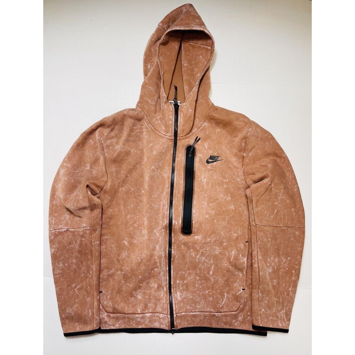Nike Tech Fleece Wash Full-zip Hoodie Jacket Mens Size:large DM6515-215