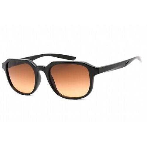 Nike Reprise M DV6958 087 Sunglasses Black Frame Gradient Orange Lens 52mm