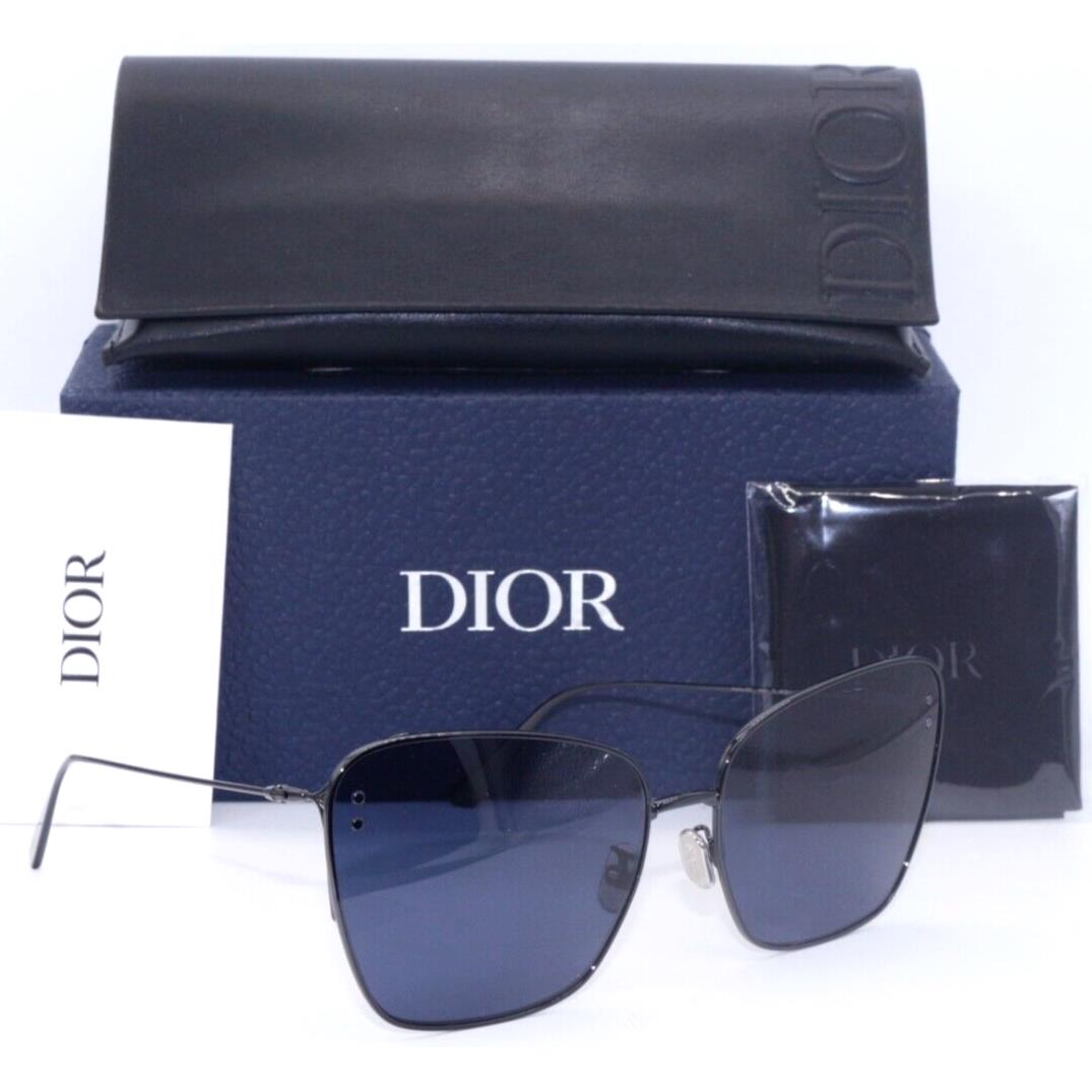 Christian Dior Missdior B2U H4B0 Black/blue Lens Sunglasses 63-17