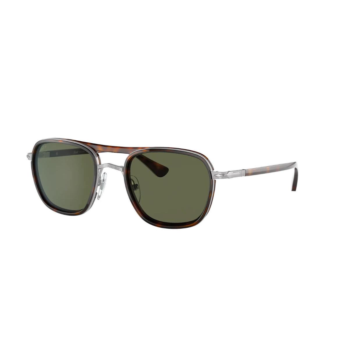 Persol PO2484S 114458 52 Gunmetal-havana/green Polarized Unisex Sunglasses