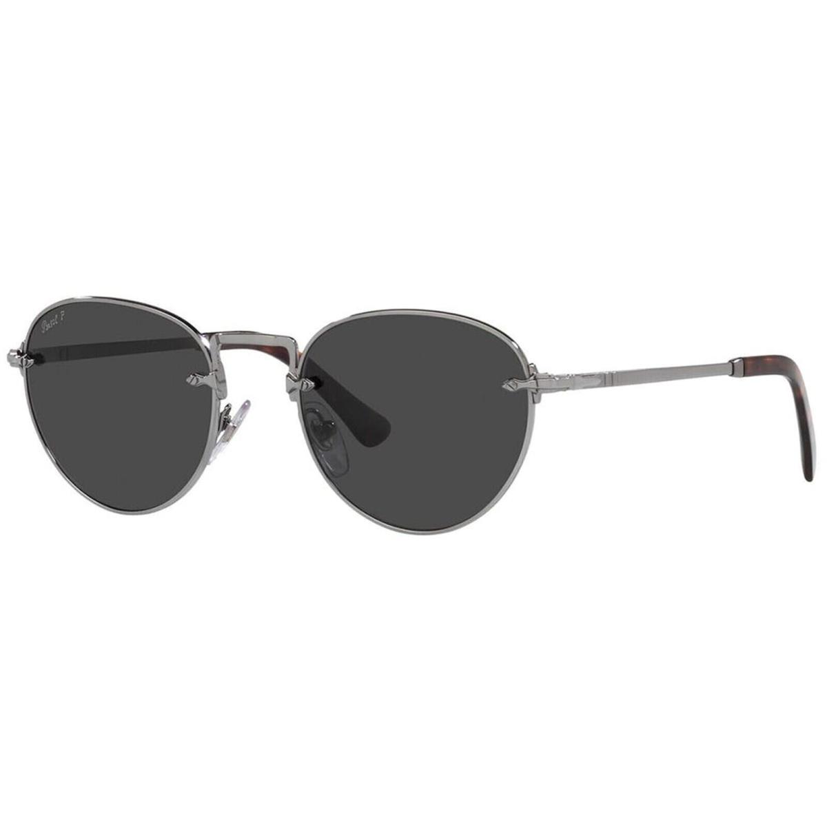 Persol Polarized Gunmetal Oval Sunglasses PO2491S 513/48 51 Made in Italy