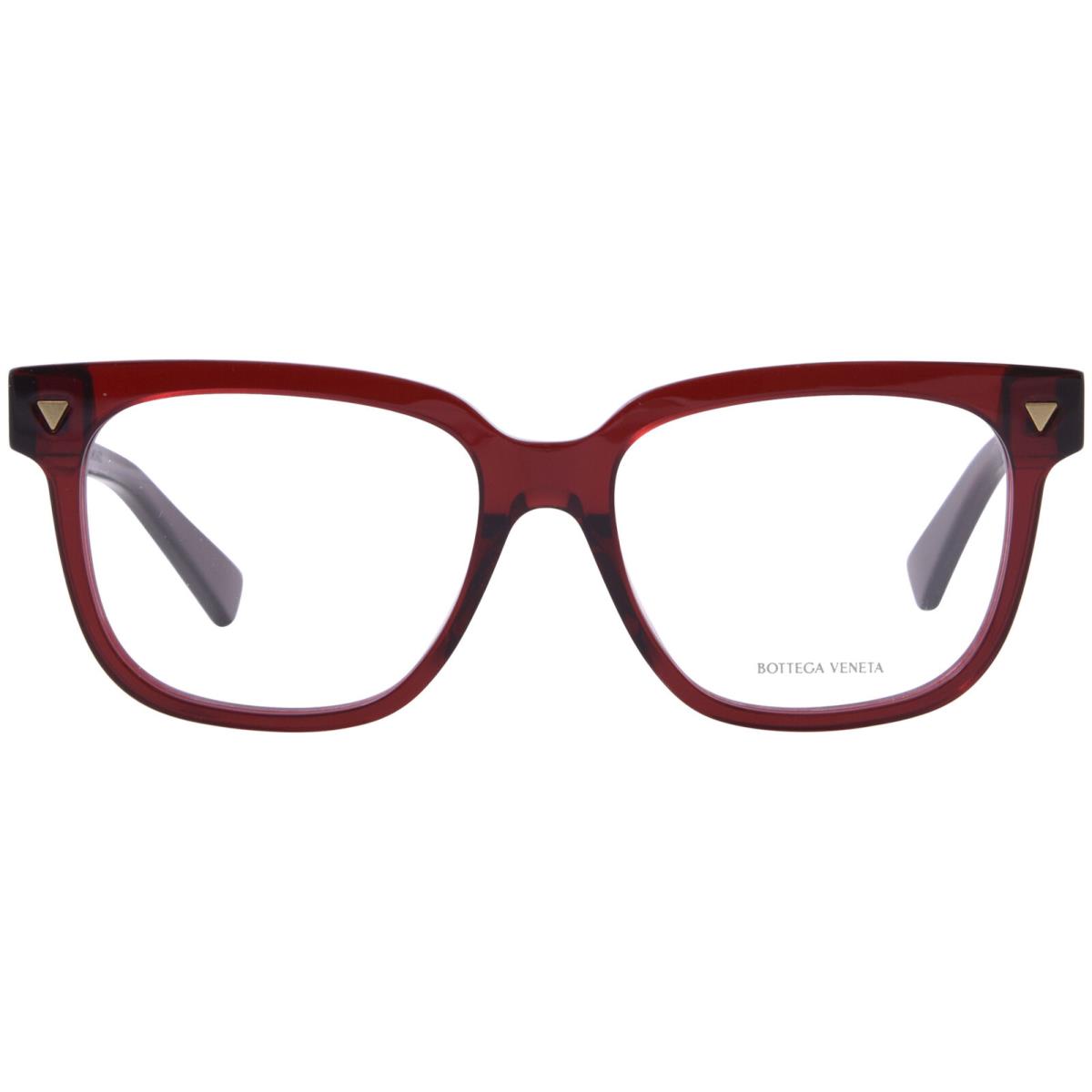 Bottega Veneta BV1257O 006 Eyeglasses Women`s Havana Full Rim Square Shape 53mm