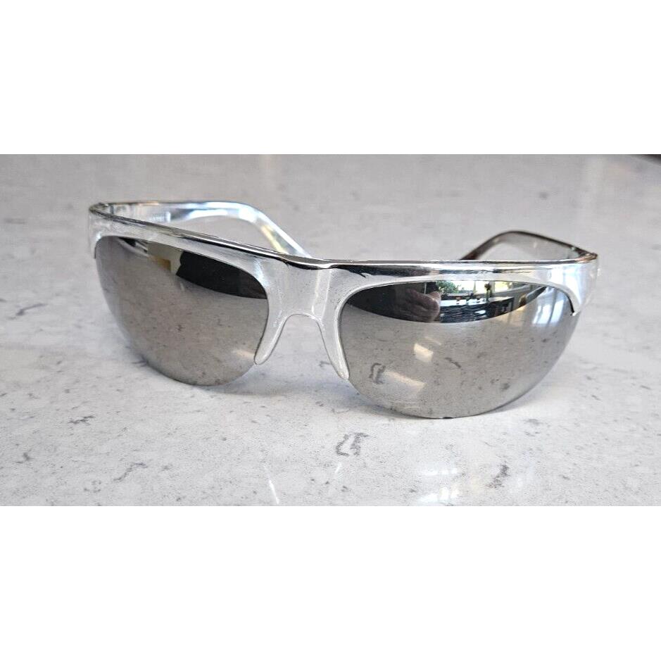 Ultra Rare BF Bolle Metallic Silver Mirrored Sunglasses France Orig Package