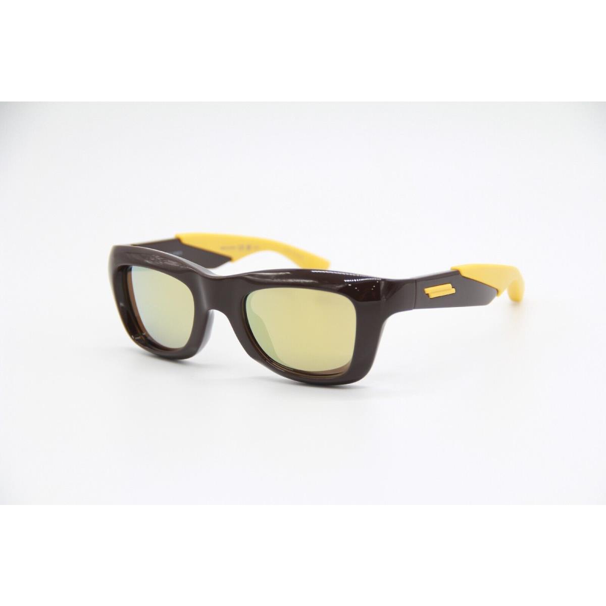 Bottega Veneta BV1183S 002 Unisex Brown Yellow Sunglasses