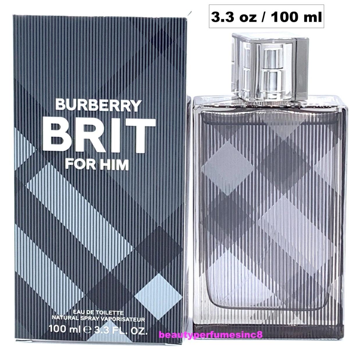Burberry Brit For Men by Burberry 3.4 oz 100 ml Edt Spray