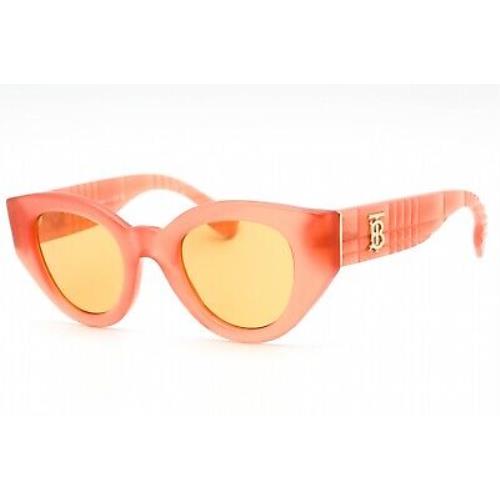Burberry BE4390 4068/7 Sunglasses Orange Frame Orange Lenses 47mm