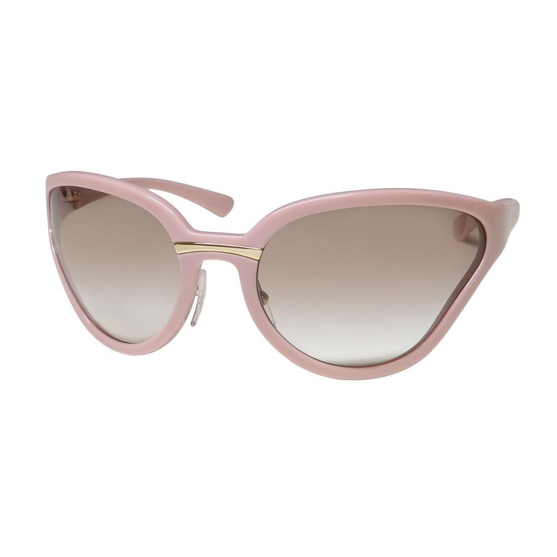 Prada 22V Oversized/wraparound Contemporary Italian Designer Sunglasses Pink Clear