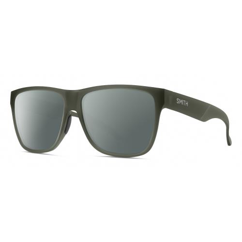 Smith Optics Lowdown XL 2 Unisex Polarized Sunglasses in Moss Crystal Green 60mm Smoke Grey Polar