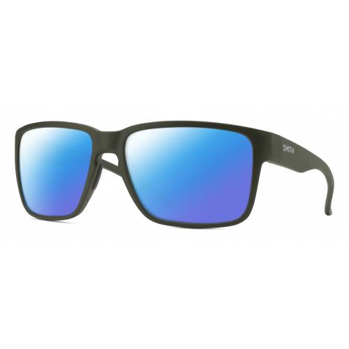 Smith Optics Emerge Unisex Square Polarized Sunglasses in Matte Moss Green 60 mm