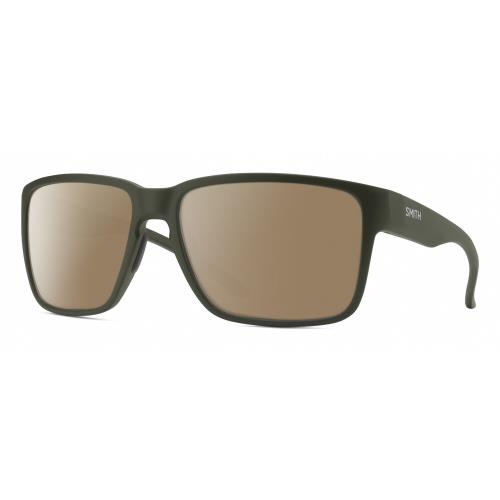 Smith Optics Emerge Unisex Square Polarized Sunglasses in Matte Moss Green 60 mm