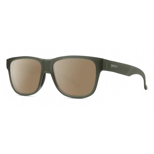 Smith Optics Lowdown Slim 2 Unisex Polarized Sunglasses Moss Crystal Green 53 mm - Frame: