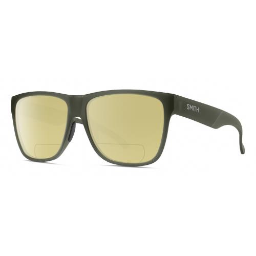 Smith Optics Lowdown XL 2 Unisex Polarized Bifocal Sunglasses Crystal Green 60mm Yellow