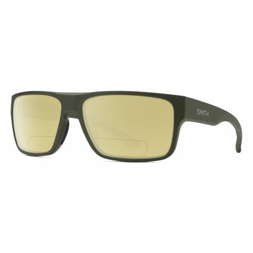 Smith Optics Soundtrack Unisex Polarized Bi-focal Sunglasses in Moss Green 61 mm Yellow