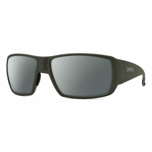 Smith Optics Guides Choice XL Unisex Polarized Sunglasses Matte Moss Green 63 mm Smoke Grey Polar