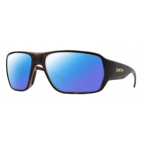 Smith Optic Castaway Unisex Polarized Sunglasses Tortoise Havana Brown Gold 63mm Blue Mirror Polar