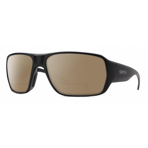 Smith Optics Castaway Unisex Wrap Polarized Bifocal Sunglasses Matte Black 63 mm