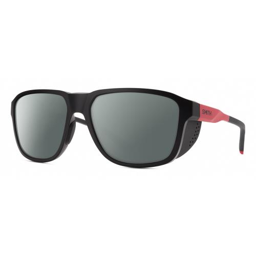 Smith Optics Embark Unisex Polarized Sunglasses Tnf Matte Black/horizon Red 58mm Smoke Grey Polar