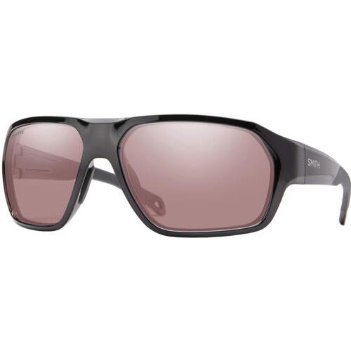 Smith Optics Deckboss Polarized Chromapop Men`s Black Wrap Sunglasses - 807 63
