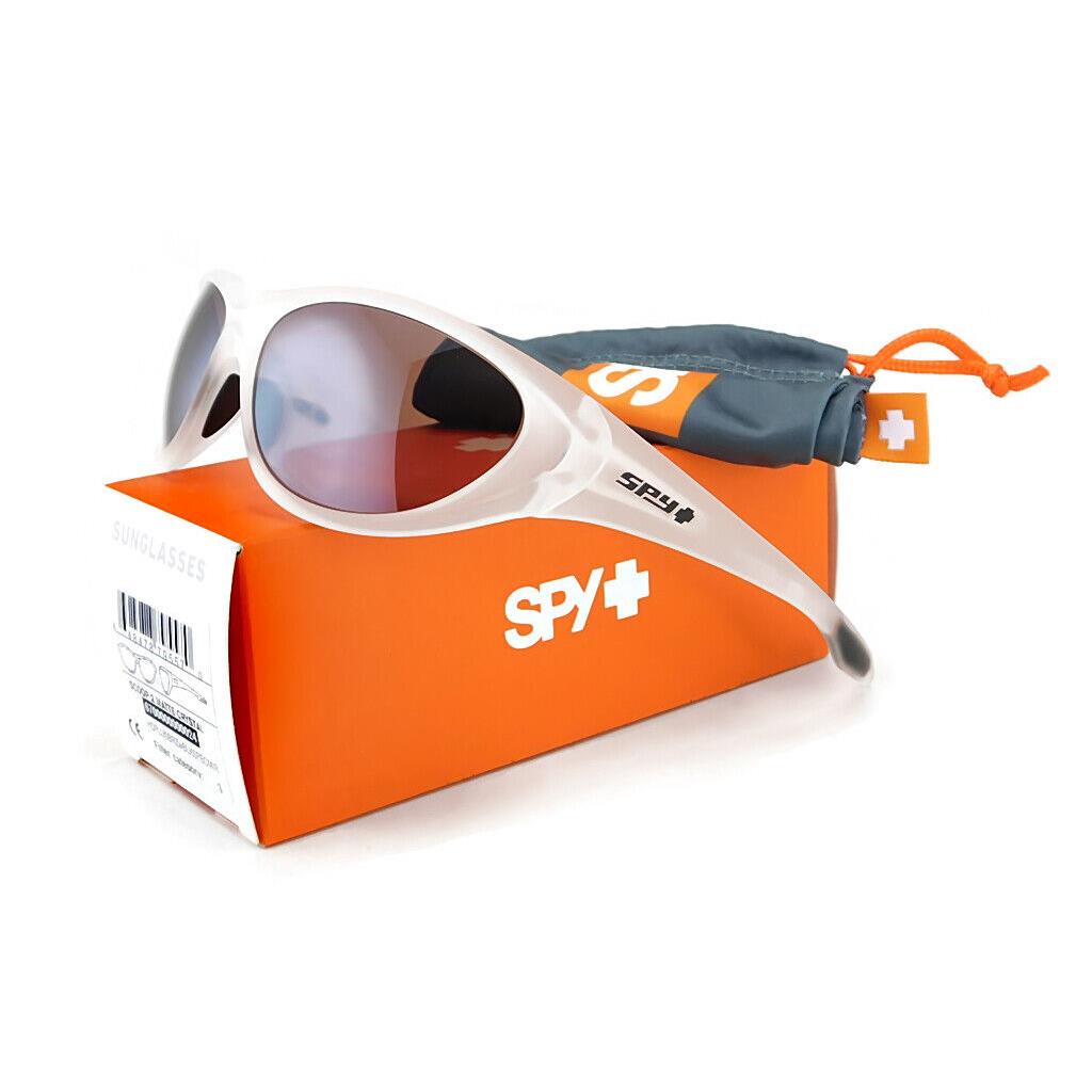 Classic Spy Optics Scoop 2 Sunglasses Matte Clear / Hd+ Bronze Mirror Lens - Frame: , Lens: HD Plus Bronze with Black Spectra Mirror