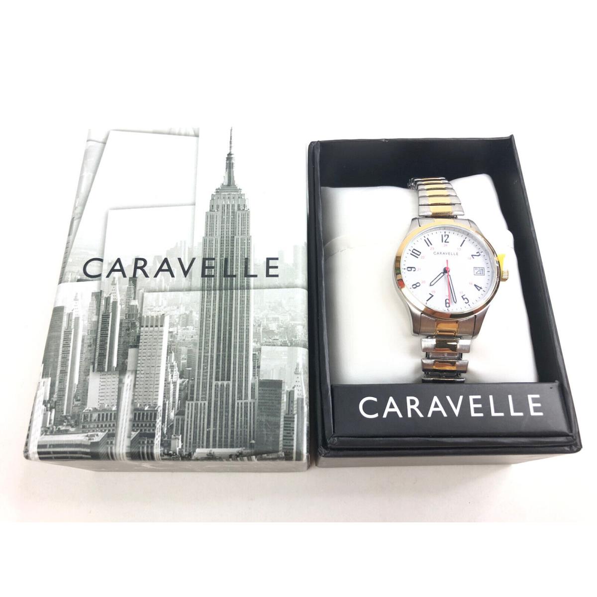 Caravelle Women`s Quartz Date Indicator 30mm Watch 45M111