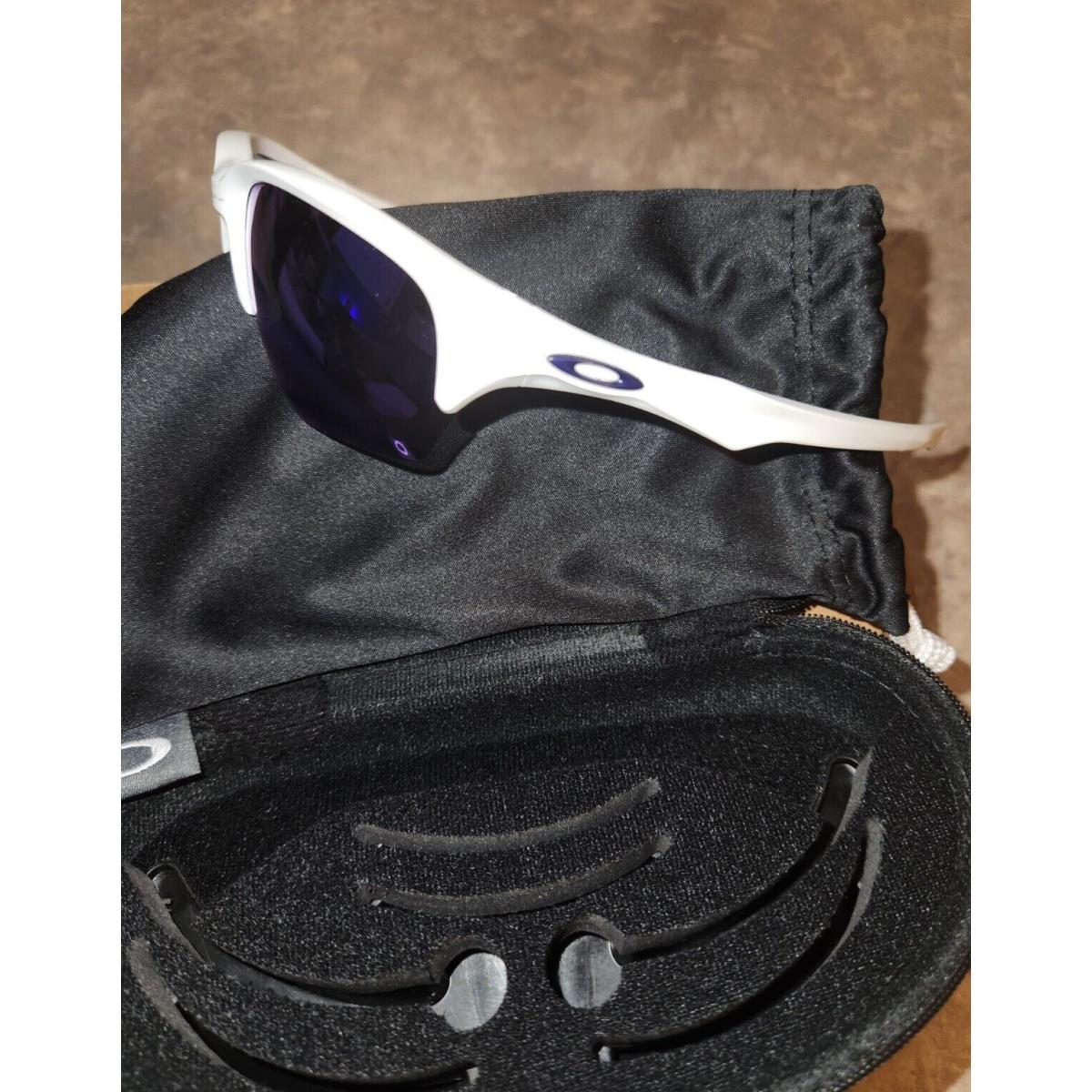 NEW Oakley FLAK BETA Matte Black POLARIZED Galaxy Jade Iridium Sunglass 9363