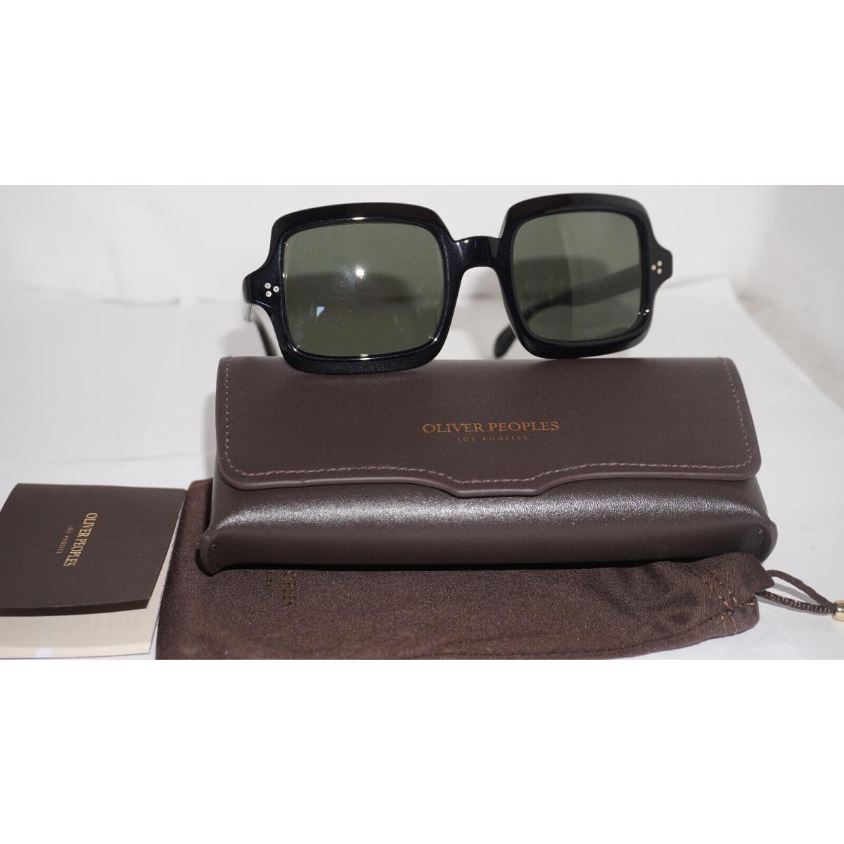 Oliver Peoples Sunglasses Avri Square Black Green OV5403SU 10059A 50 21 145