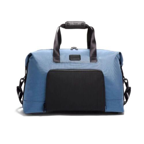 Tumi Double Expansion Travel Satchel Bag in Storm Blue