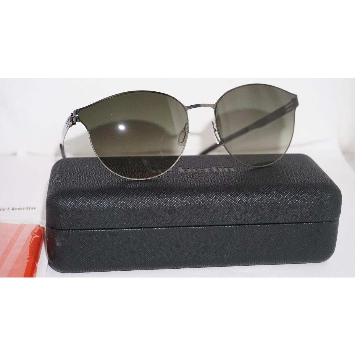 IC Berlin Sunglasses The Rebel SE Gunmetal Green Gradient 62 18 145