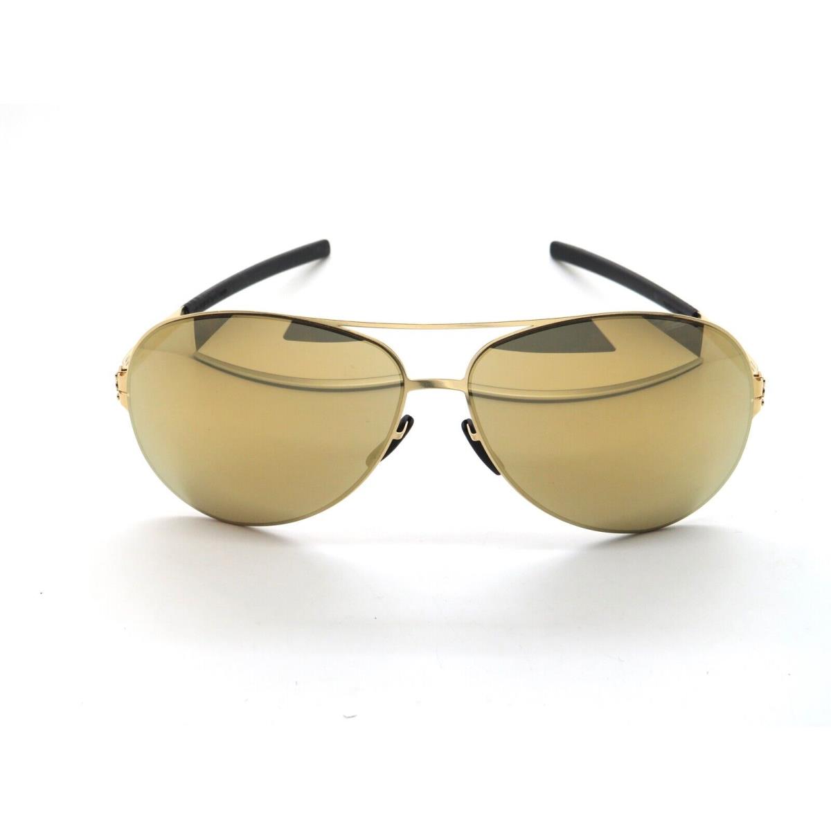 IC Berlin Raf S. Sun Gold/gold Mirrored 61mm Aviator Sunglasses