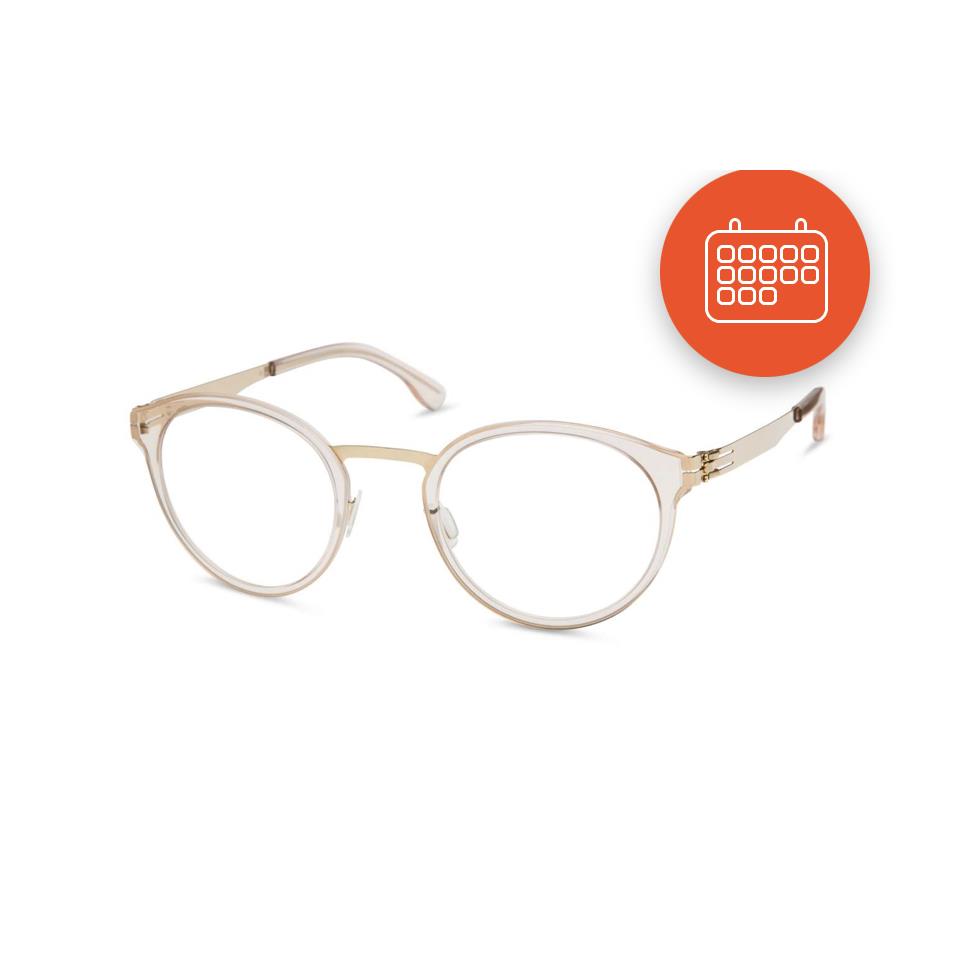 ic Berlin Eyeglass Frames Eric D. Rose-gold-ice-tea For Men Women