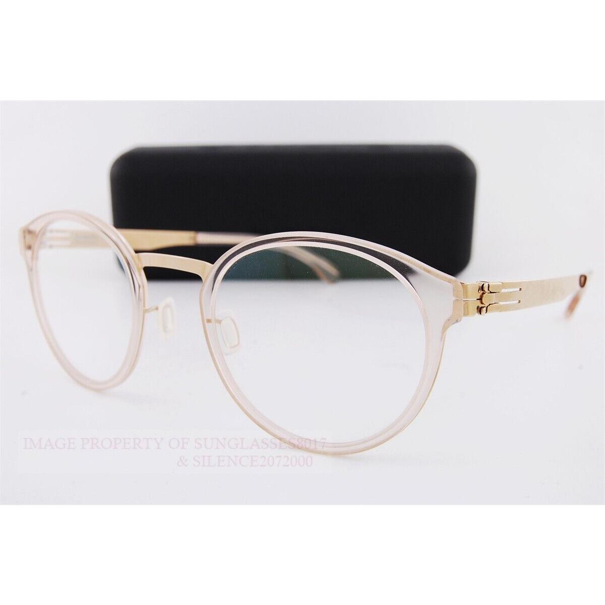 ic Berlin Eyeglass Frames Eric D Rose-gold-ice-tea Made in Germany 48