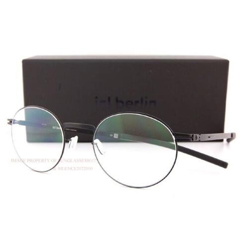 ic Berlin Eyeglass Frames Sarma 2.0 Black 48mm