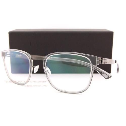 ic Berlin Eyeglass Frames Mr.bice Sky Grey/gunmetal 52mm