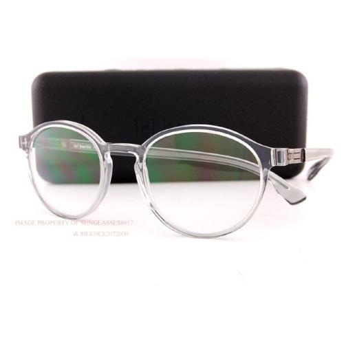 ic Berlin Eyeglass Frames Theorem Sky Grey 50mm