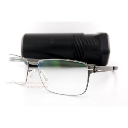 ic Berlin Eyeglass Frames Dr.kauermann Graphite 55mm