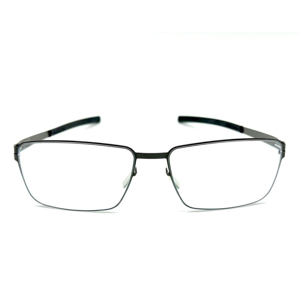 ic Berlin Dr. Kauermann Eyeglasses Graphite/black / Rx-clear/flex Lens 55mm