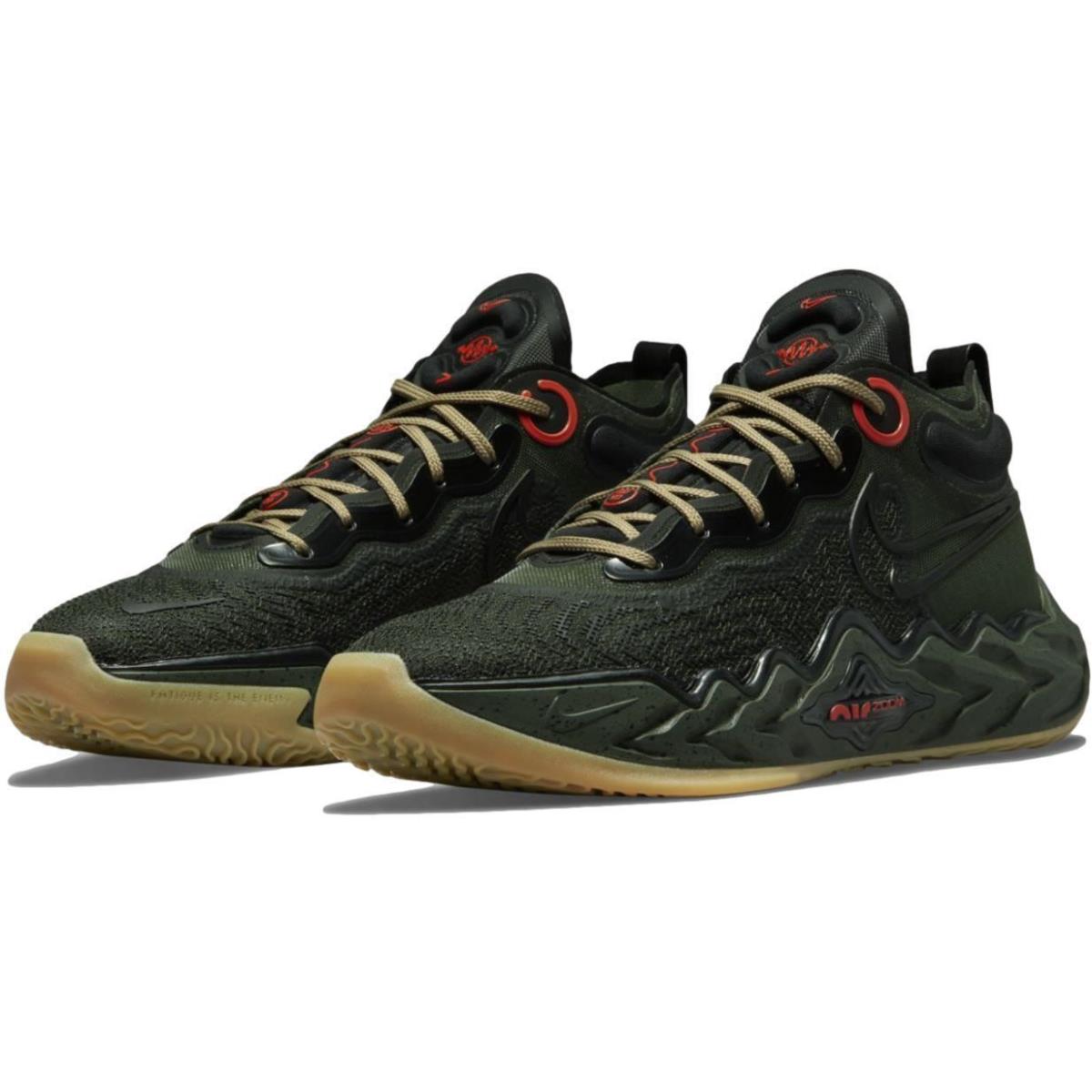 Nike Men`s Air Zoom GT Run `carbon Green` Basketball Shoes CZ0202-300